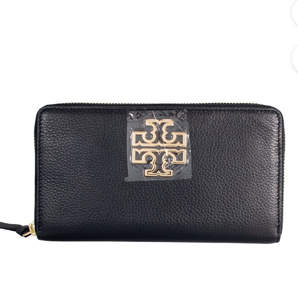 Tory Burch Women's Britten Zip Continental Wallet (Black) - Picture 9 of 9